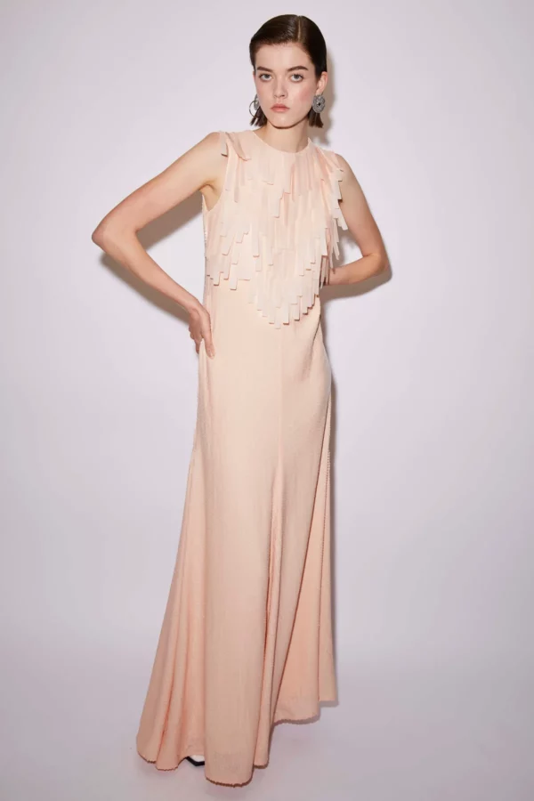 AURELIE GOWN PEACH SEQUINS