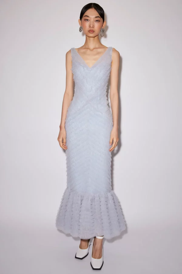 JANINA DRESS HALOGEN BLUE TULLE