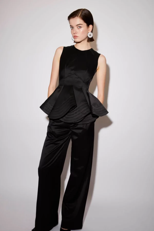 MARIUS TROUSERS BACK SATIN